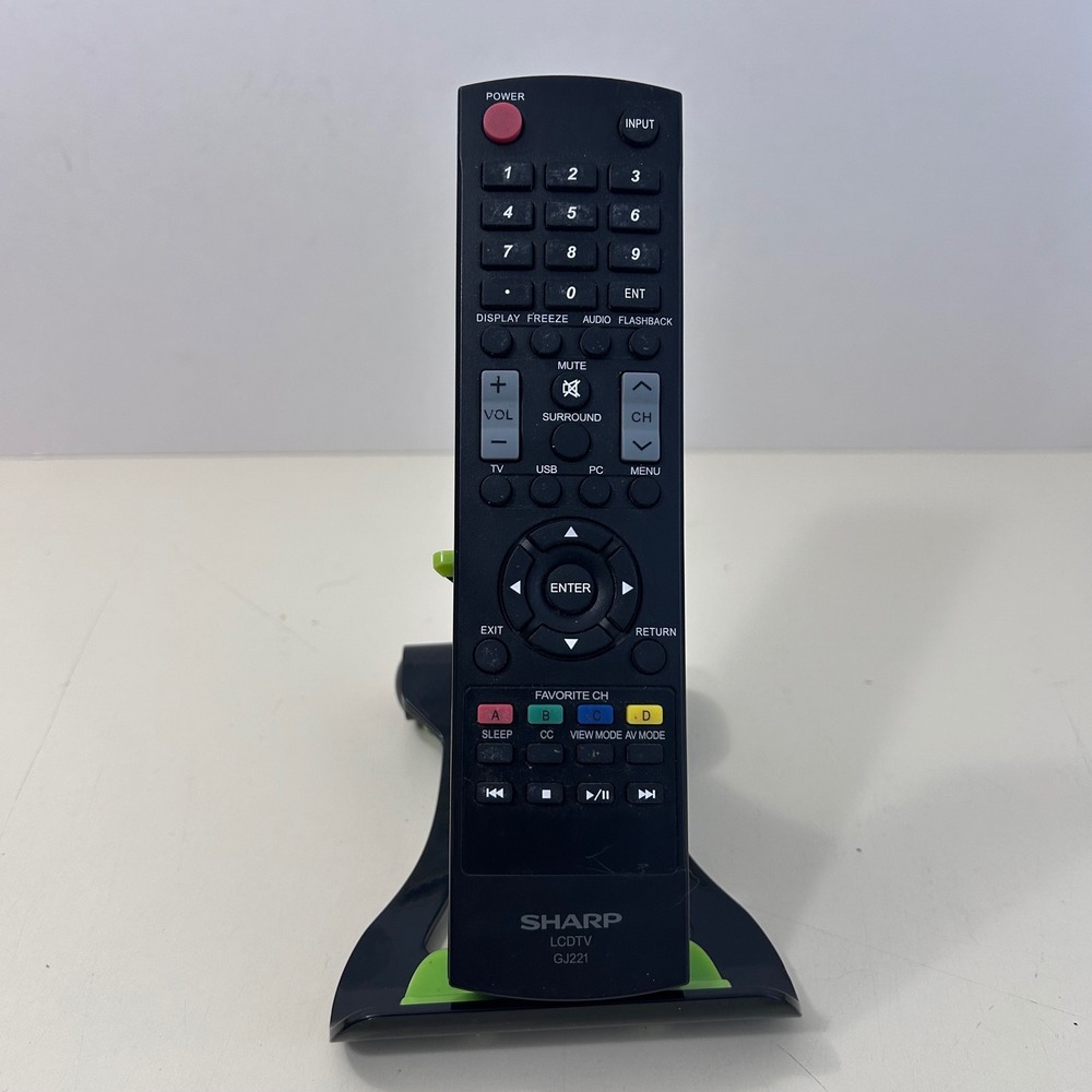Sharp LCDTV GJ221 Remote Control‎ Black TV Replacement Universal